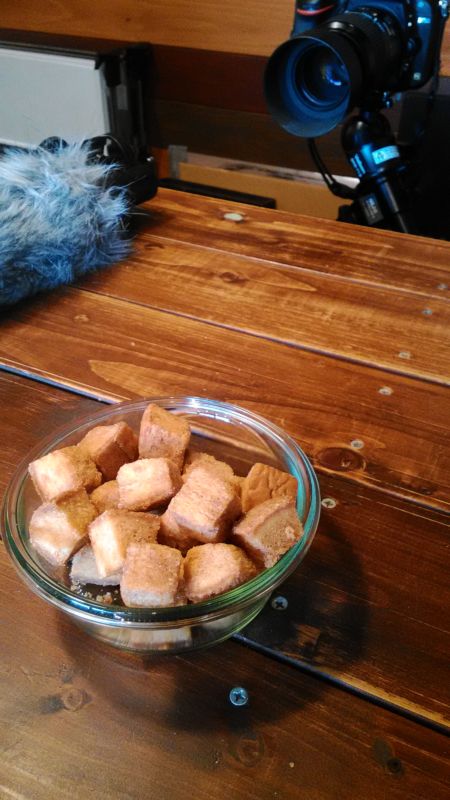 キャラメルラスク撮影