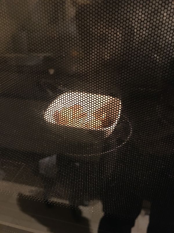 レンジにかける