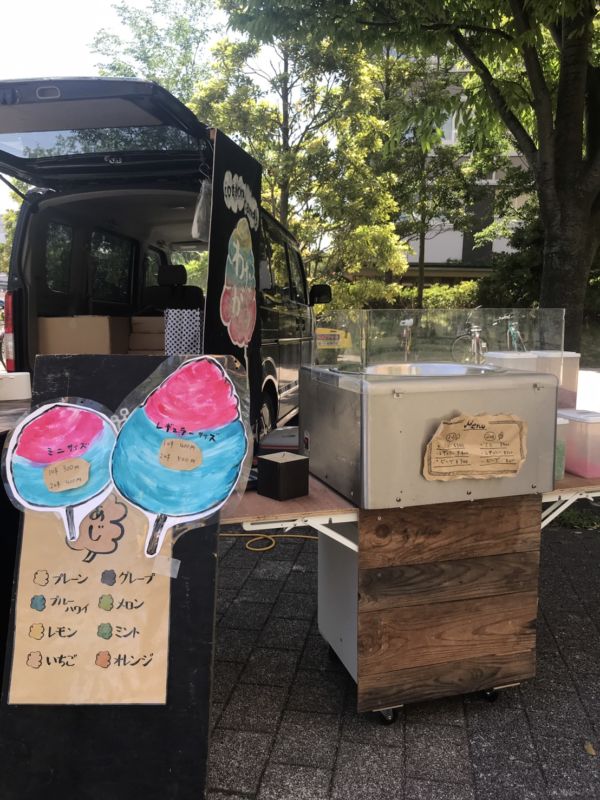 カラフル綿菓子