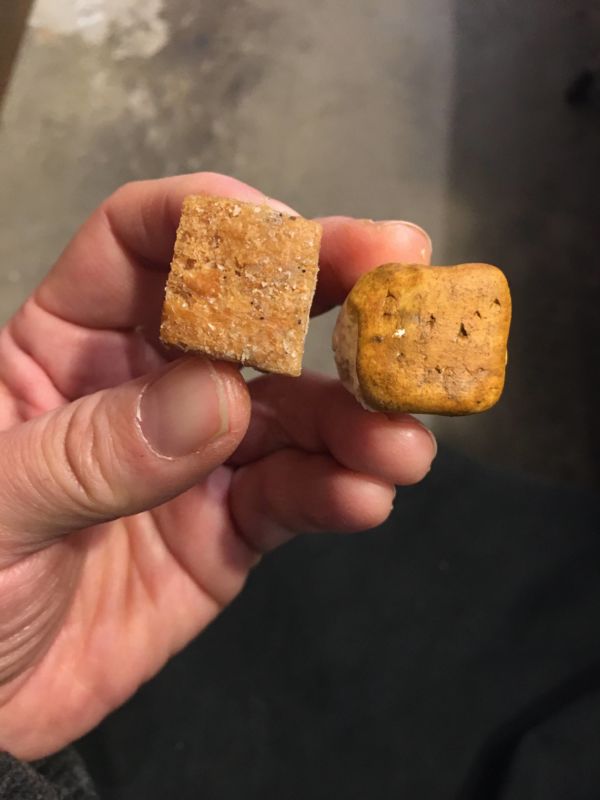 ラスクサンプルを比べた