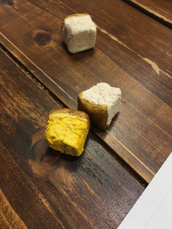 金時いもとプレーンラスクの食品サンプル